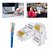 Plug Conector RJ45 Conex 1000 RJ45 CAT6 Gigabit Intelbras- (Pacote Com 50 Unidades) - Imagem 3