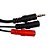 Cabo Adaptador Y, P2 ( 4C ) Macho, Para 2 P2 Fêmea, Fone e Microfone, StormTech - Imagem 2