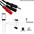 Cabo Adaptador Y, P2 ( 4C ) Macho, Para 2 P2 Fêmea, Fone e Microfone, StormTech - Imagem 3