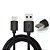 Cabo USB Para Tipo-C, Carregamento Rápido, 25W, 1 Metro de Comprimento, Preto, Caixa Verde - Imagem 1