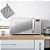 Forno Micro-Ondas Philco PMO23EB 20 L Tirar Odor Branco Espelhado 220V - Imagem 5
