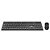 Kit Teclado e Mouse Sem Fio, Lecoo, Teclado Membrana ABNT2, Mouse Óptico 2.400 DPI, Multimidia KW201, Preto - Imagem 3