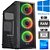 Computador Gamer Intel Core i7-10700F, H470M, RAM 16GB, SSD 512GB, Placa de Vídeo 4GB, Fonte 750w, Gab G220BK-Win 10 Pro - Imagem 1