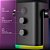Microfone Fifine AM8 Dinâmico Xlr/USB Para Podcasts, Transmissão De Jogos, RGB, Conector P2 , Suporte De Mesa, Preto - Imagem 5