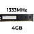 Memoria Ram Desktop 4GB 1333MHZ DDR3 Long Dimm 1.5V Dual Rank Bluecase PN BML3D13M15V9/4G - Imagem 1