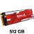 SSD M.2 NVME 512 GB Redragon Blaze GD-706 M.2 2280 PCIE NVME Leitura 7450 MB/s Gravação 6750 MB/s - Imagem 2