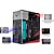 Gabinete Gamer Kmex CG15NX, Rainbow, Mini-Tower, Lateral Acrilico, Preto, CG15NXRH0010B0X - Imagem 4