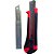 Estilete Profissional Cutter Knife Com Laminas 18mm Vermelho - Atomo - Imagem 1