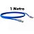 Metro de Cabo de Rede Cat 5 D Connect Azul - Imagem 1