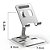 Suporte Universal, Em Aluminio, Ajustavel, Para Smartphones e Tablets - Preto - Imagem 4