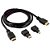 Kit Cabo HDMI 3 Em 1 HDTV Com Adaptadores Mini e Micro, IT-Blue - LE 6623 - Imagem 4