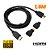 Kit Cabo HDMI 3 Em 1 HDTV Com Adaptadores Mini e Micro, IT-Blue - LE 6623 - Imagem 2