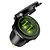 Carregador Veicular Com Duas Entradas USB (QC) 3.0, Luz Led Verde - Preto - Imagem 1