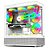 Gabinete Gamer C3Tech Aquarius MT-G850WH, Mid Tower, Lateral e Frontal Em Vidro Temperado, Sem Fonte - Branco - Imagem 1