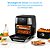 Fritadeira Eletrica Airfryer Elgin Oven Fry 4 Em 1 de 12Litros, 1800W 220V, Assa, Frita Sem Óleo, Desidrata e Reaquece - Imagem 3