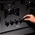 Fogão Cooktop 5 Bocas Fischer 5Q FIT LINE Gás Mesa Vidro Preto BIVOLT - Imagem 4