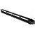 Patch Panel CAT5E 24 Portas Sem Guia LA-P524 PlusCable - Preto - Imagem 1