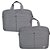 Case Para Notebook 15.6", Com Bolsos e Alça, C3Tech ML-50GY - Cinza - Imagem 2