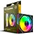 Cooler Fan F9-L310BKRGB Gaming 12CM C3Tech - Preto - Imagem 1