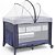 Berço Portátil Cosco Nanny 2 Níveis de Altura - de 0 a 18kg, Azul Rajado - Imagem 1