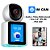 Camera IP, Bidirecional Para Video Conferencia e Baba Eletrônica Com Microfone e Detecção Ativa -Ipega KP-CA204 - Imagem 1