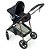 Carrinho de Bebe Moises Napoli Duo Preto Cobre + Bebe Conforto Grid - Galzerano - Imagem 3
