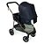 Carrinho de Bebe Moises Napoli Duo Preto Cobre + Bebe Conforto Grid - Galzerano - Imagem 4