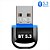Adaptador Bluetooth 5.3 USB Dongle 3Mbps, Wireless Sem Fio, Receptor de Aúdio - Preto - Imagem 1