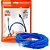 Cabo de Rede CAT5e, 1.5 Metros, Patch Cord Azul, PC-ETHU15BL - PlusCable - Imagem 1