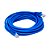 Cabo de Rede CAT6, Patch Cord 0.5 Metros, CAT605BL, PlusCable - Azul - Imagem 4