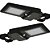 Luminária Solar LED 15W Integrada, 1600 Lúmens, Intelbras, LSI 1600 - Preto - Imagem 1