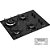 Fogão Cooktop Mueller 4 Bocas G5,  Ultra Chama Com Queimador Tripla Chama Mcg134bg1- Preto, Bivolt - Imagem 4