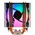 Cooler Fan CPU C3Tech Gaming, RGB, Multicores, 4 Heatpipes de Cobre - FC-L110M - Imagem 2