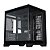 Gabinete Gamer K-Mex Space Aqua CG10-KN, Mini-tower, Lateral de Vidro, Preto, CG10KNRH001CB0X - Imagem 3
