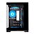 Gabinete Gamer K-Mex Space Aqua CG10-KN, Mini-tower, Lateral de Vidro, Preto, CG10KNRH001CB0X - Imagem 4