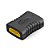 Emenda Adaptador HDMI Fêma Para HDMI Fêmea - Preto - Imagem 6