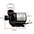 Mini Bomba de Água Sub-Mergivel Ultra Silenciosa, 12V - Preto - Imagem 2