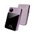 Carregador Portatíl Power Bank Magnetico 10000mAh Com Cabo USB-C, Uma Entrada USB e Uma Entrada USB-C - Roxo - Imagem 3