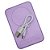 Carregador Portatíl Power Bank Magnetico 10000mAh Com Cabo USB-C, Uma Entrada USB e Uma Entrada USB-C - Roxo - Imagem 7