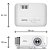 Projetor BenQ Corporativo, MS560, SVGA, 4.000 Lúmens, 2 HDMI, USB - Branco - Imagem 3