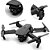 Drone E88 - Pro, Com Câmera 4K, Quadricóptero, FPV, Wi-Fi, UHD, Dobrável - Preto - Imagem 2