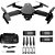 Drone E88 - Pro, Com Câmera 4K, Quadricóptero, FPV, Wi-Fi, UHD, Dobrável - Preto - Imagem 6