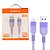 Cabo USB Para Micro USB, Carregamento Rápido, 1 Metro de Comprimento, CB103-1, A'Gold - Roxo - Imagem 2