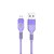 Cabo USB Para Micro USB, Carregamento Rápido, 1 Metro de Comprimento, CB103-1, A'Gold - Roxo - Imagem 1