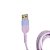 Cabo USB Para Micro USB, Carregamento Rápido, 1 Metro de Comprimento, CB103-1, A'Gold - Roxo - Imagem 7