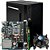 Kit Para Montagem de PC, Gabinete 31BK, Placa Mãe 1155 H61, Processador i5-3470 (3.40GHz ), Cooler, Memória 8GB DDR3 - Imagem 1