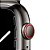 Smart Watch Apple Series 7 GPS + Cellular, Caixa em Aço inoxidável Grafite de 45mm, Com Pulseira Estilo Milanes, Grafite - Imagem 4