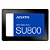 SSD Adata 256GB, Ultimate SU800, 2.5, 3D NAND Sata III 6GB/s, Leitura 550MB/s, Gravacao 500MB/s, ASU800SS-256GT-C - Imagem 1