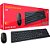 Kit Teclado e Mouse C3tech, Sem Fio, 2.4GHz, Mouse 3 Botões, K-W20BK, Preto - Imagem 1