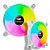 Cooler Fan Gamer, LED ARGB, F9-L170WH, 12cm, 6 Pinos, C3Tech Gaming, Branco - Imagem 5